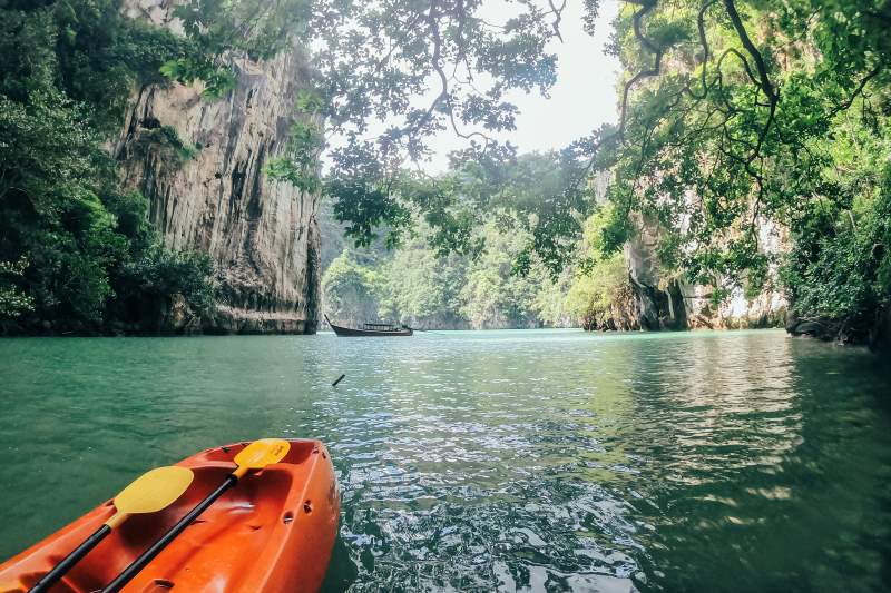 Kayaking in Thailand
